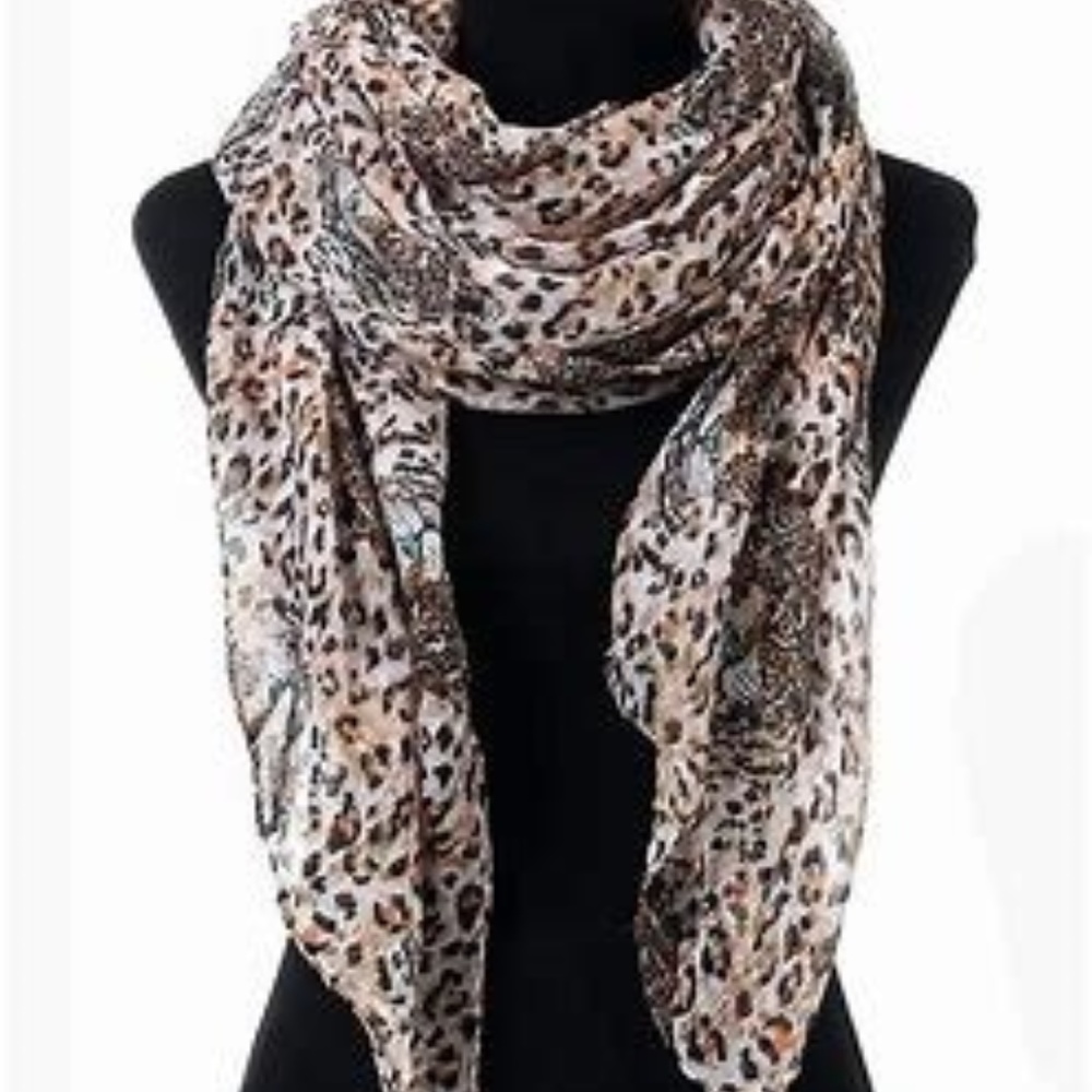 Leopard Print Fashion Scraves